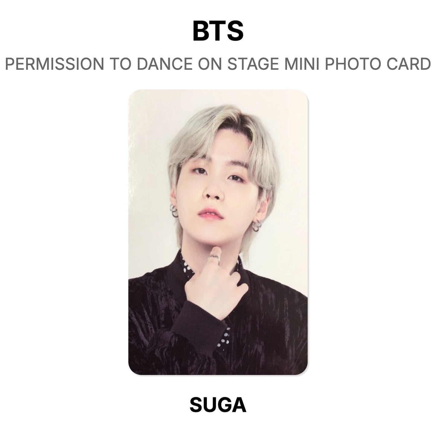 BTS PERMISSION TO DANCE ON STAGE MINI PHOTO CARD Official Photocard