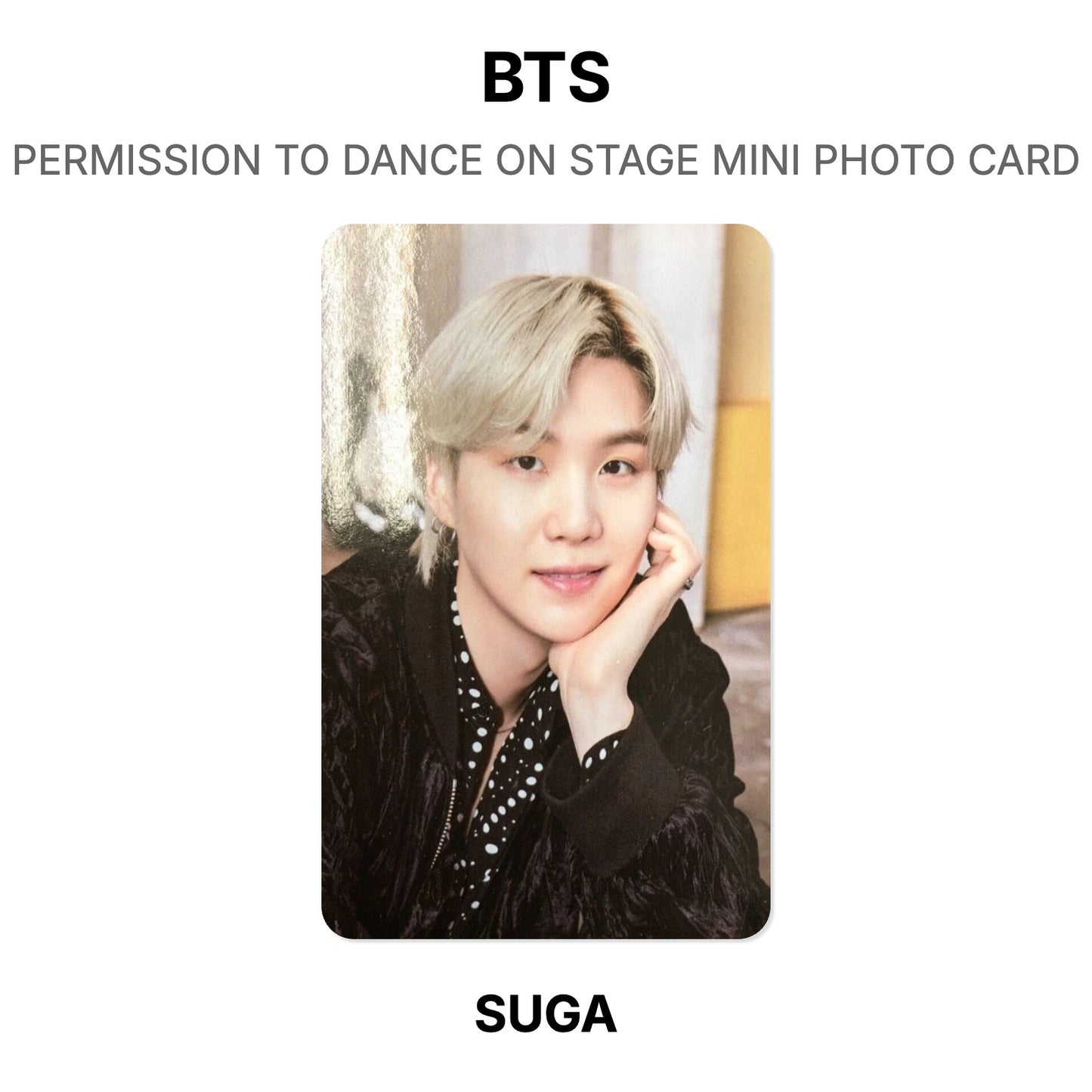 BTS PERMISSION TO DANCE ON STAGE MINI PHOTO CARD Official Photocard