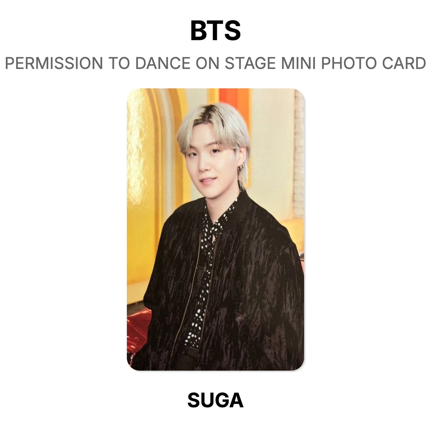 BTS PERMISSION TO DANCE ON STAGE MINI PHOTO CARD Official Photocard