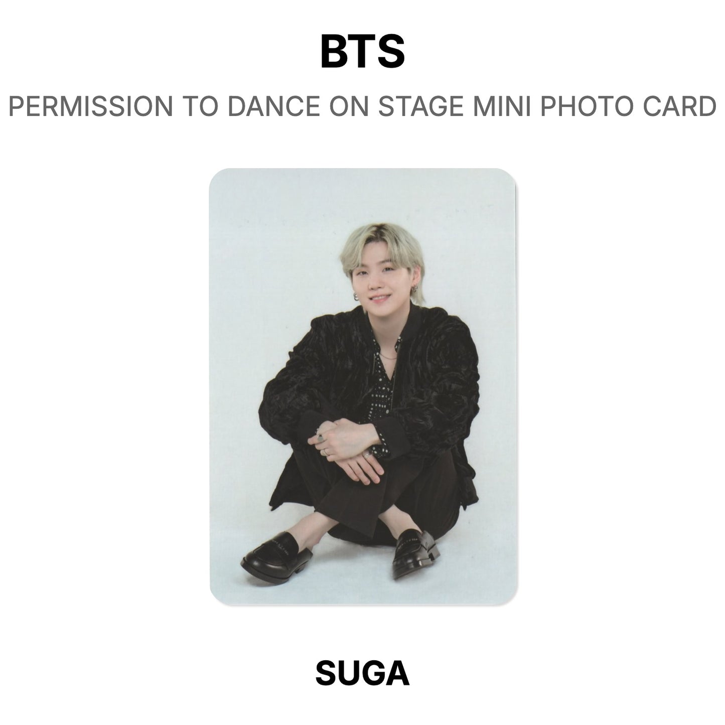 BTS PERMISSION TO DANCE ON STAGE MINI PHOTO CARD Official Photocard