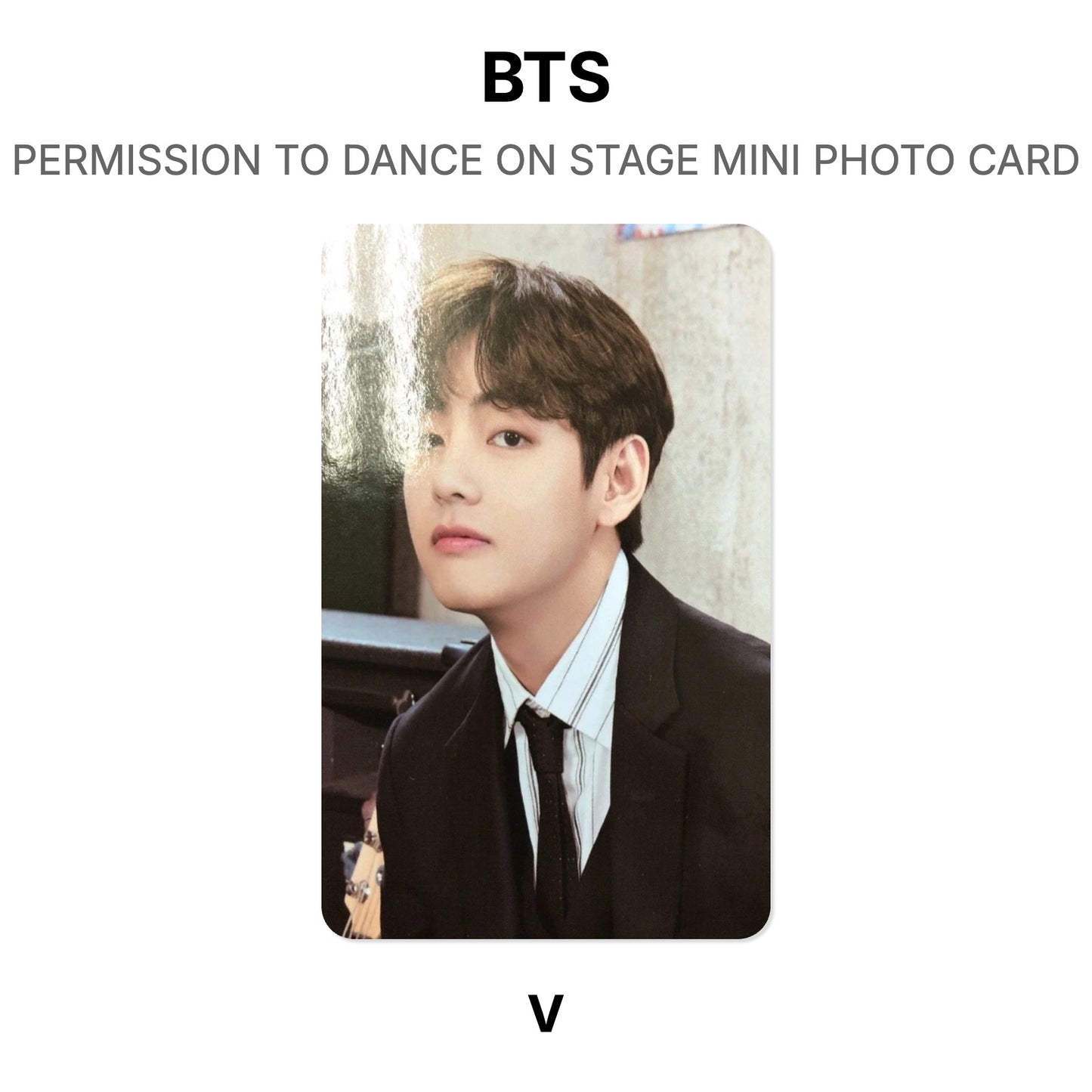 BTS PERMISSION TO DANCE ON STAGE MINI PHOTO CARD Official Photocard