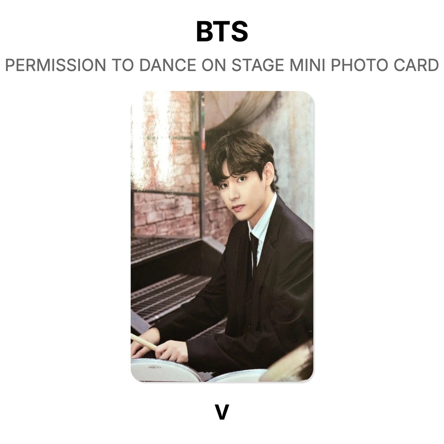 BTS PERMISSION TO DANCE ON STAGE MINI PHOTO CARD Official Photocard