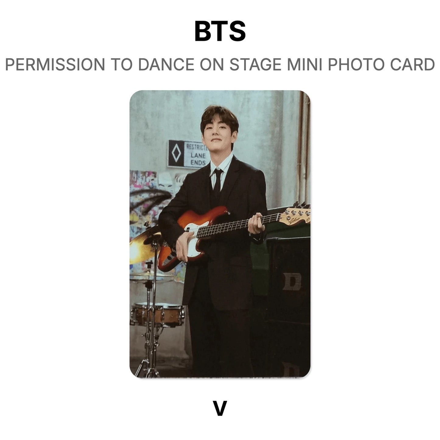 BTS PERMISSION TO DANCE ON STAGE MINI PHOTO CARD Official Photocard