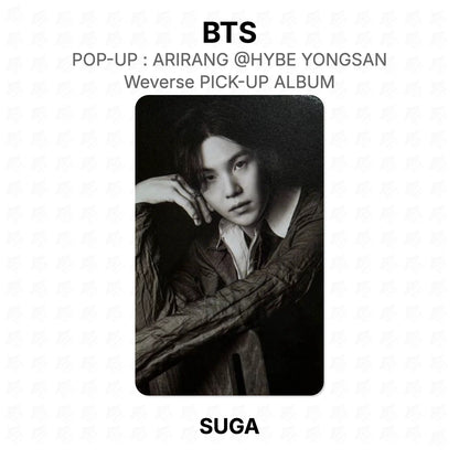 BTS POP-UP : ARIRANG @HYBE YONGSAN Weverse PICK-UP ALBUM Official Photocard