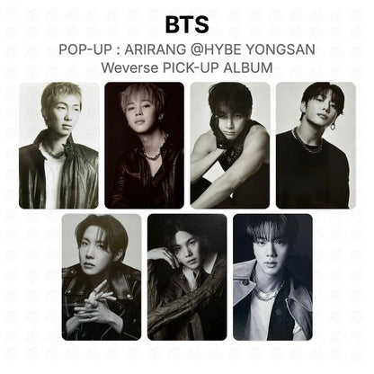 BTS POP-UP : ARIRANG @HYBE YONGSAN Weverse PICK-UP ALBUM Official Photocard
