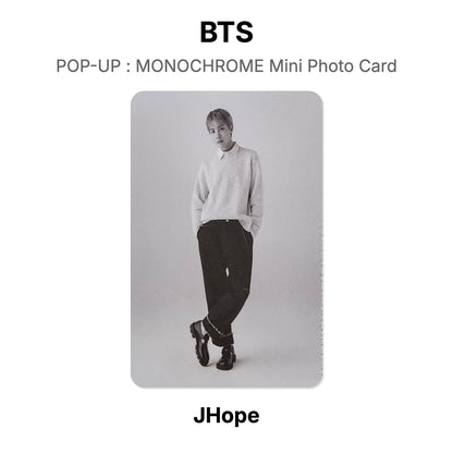 BTS POP-UP : MONOCHROME Mini Photo Card Offizielle Photocard