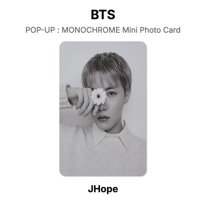 BTS POP-UP : MONOCHROME Mini Photo Card Offizielle Photocard