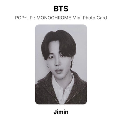 BTS POP-UP : MONOCHROME Mini Photo Card Offizielle Photocard