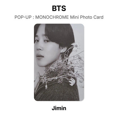 BTS POP-UP : MONOCHROME Mini Photo Card Offizielle Photocard