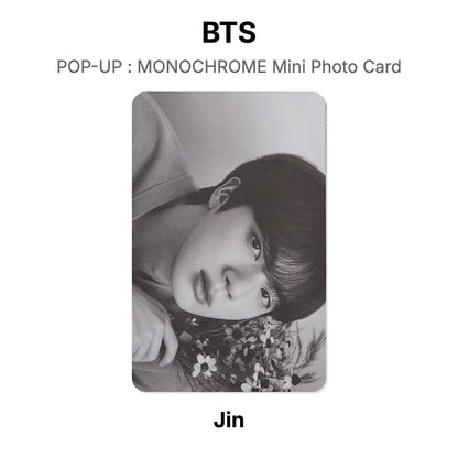 BTS POP-UP : MONOCHROME Mini Photo Card Offizielle Photocard