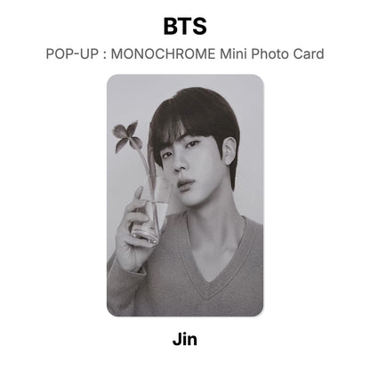 BTS POP-UP : MONOCHROME Mini Photo Card Offizielle Photocard
