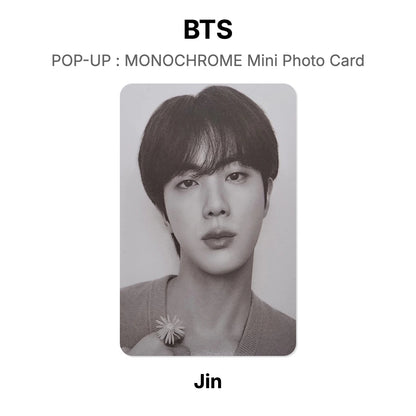 BTS POP-UP : MONOCHROME Mini Photo Card Offizielle Photocard