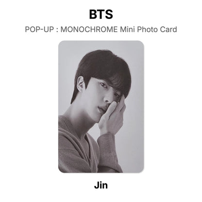 BTS POP-UP : MONOCHROME Mini Photo Card Offizielle Photocard