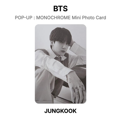 BTS POP-UP : MONOCHROME Mini Photo Card Offizielle Photocard