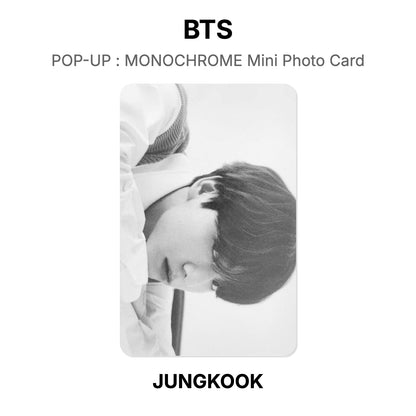 BTS POP-UP : MONOCHROME Mini Photo Card Offizielle Photocard