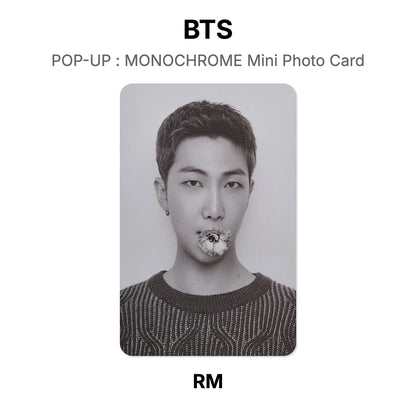 BTS POP-UP : MONOCHROME Mini Photo Card Offizielle Photocard
