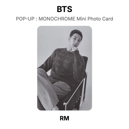 BTS POP-UP : MONOCHROME Mini Photo Card Offizielle Photocard