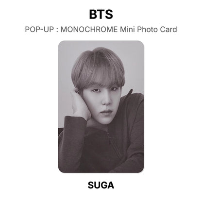 BTS POP-UP : MONOCHROME Mini Photo Card Offizielle Photocard