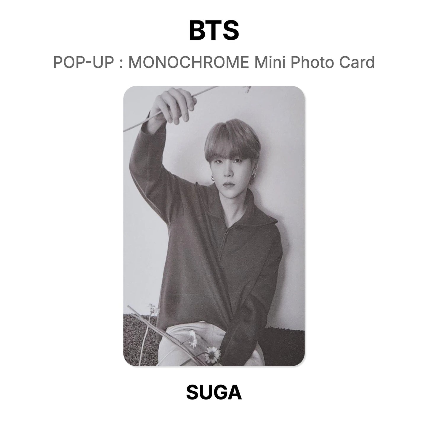 BTS POP-UP : MONOCHROME Mini Photo Card Offizielle Photocard