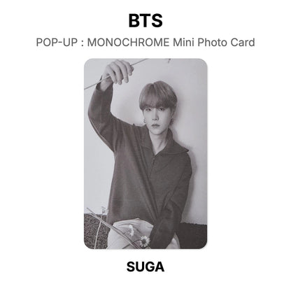 BTS POP-UP : MONOCHROME Mini Photo Card Offizielle Photocard