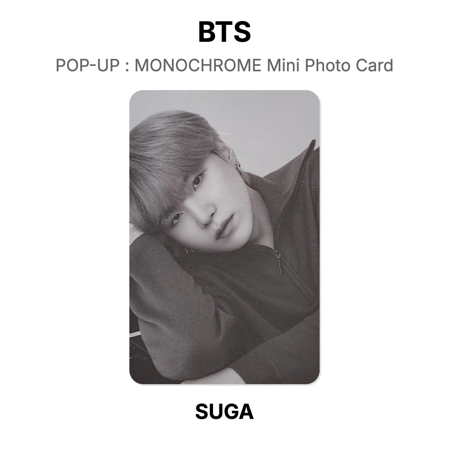 BTS POP-UP : MONOCHROME Mini Photo Card Offizielle Photocard