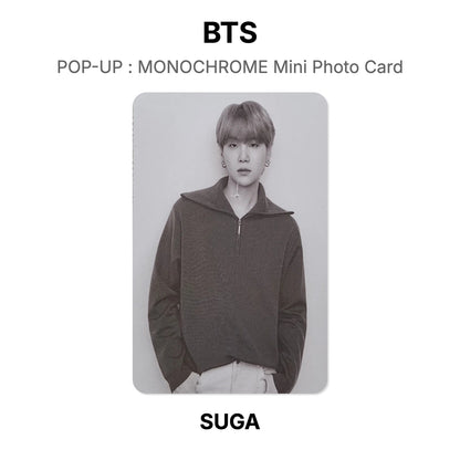 BTS POP-UP : MONOCHROME Mini Photo Card Offizielle Photocard