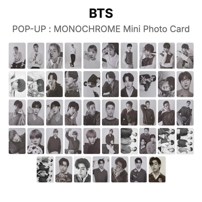 BTS POP-UP : MONOCHROME Mini Photo Card Offizielle Photocard