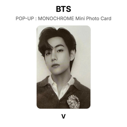 BTS POP-UP : MONOCHROME Mini Photo Card Offizielle Photocard