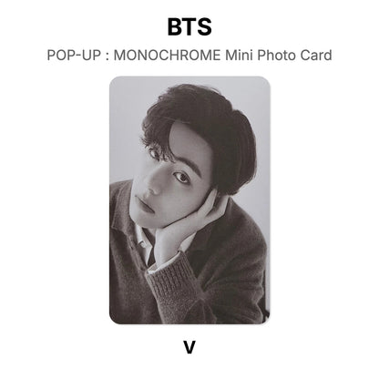 BTS POP-UP : MONOCHROME Mini Photo Card Offizielle Photocard