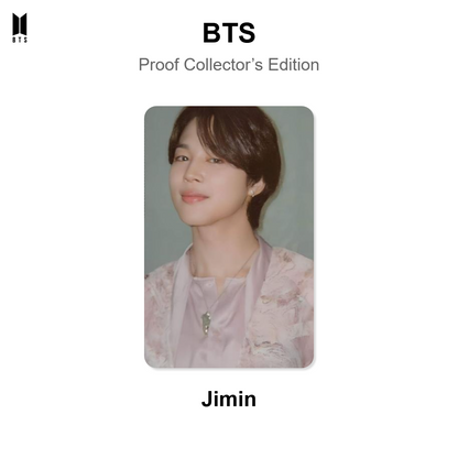 BTS Proof Collector’s Edition photocard oficial