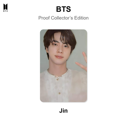 BTS Proof Collector’s Edition photocard oficial