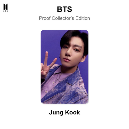 BTS Proof Collector’s Edition photocard oficial