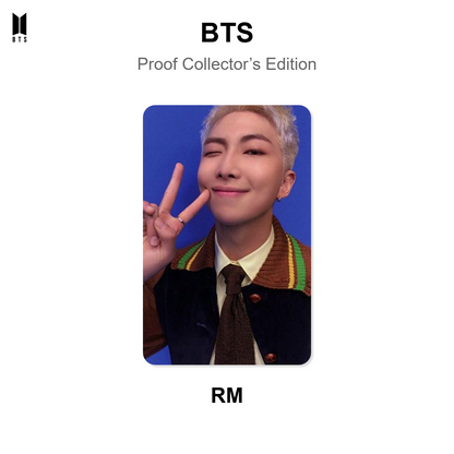 BTS Proof Collector’s Edition photocard oficial