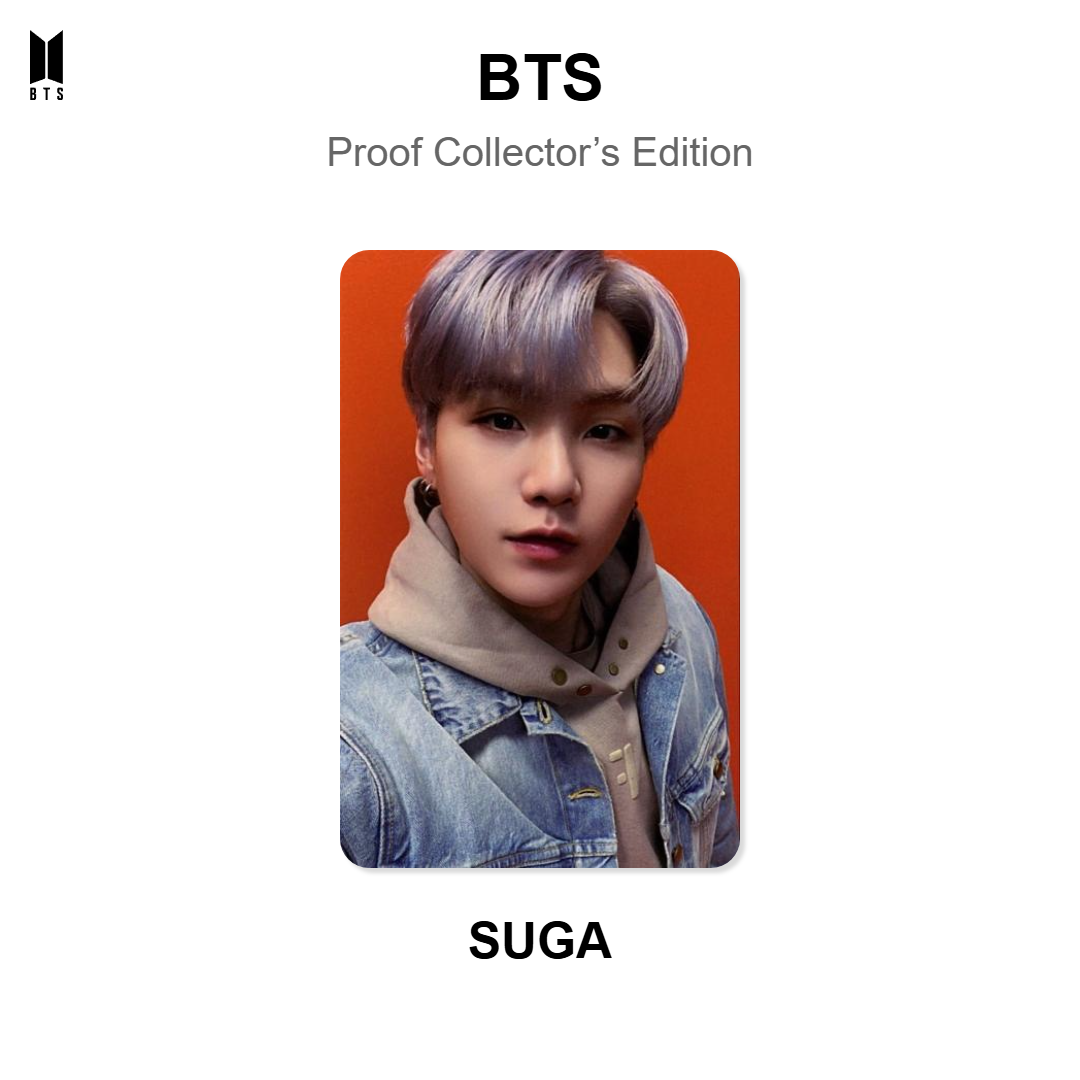 BTS Proof Collector’s Edition photocard oficial