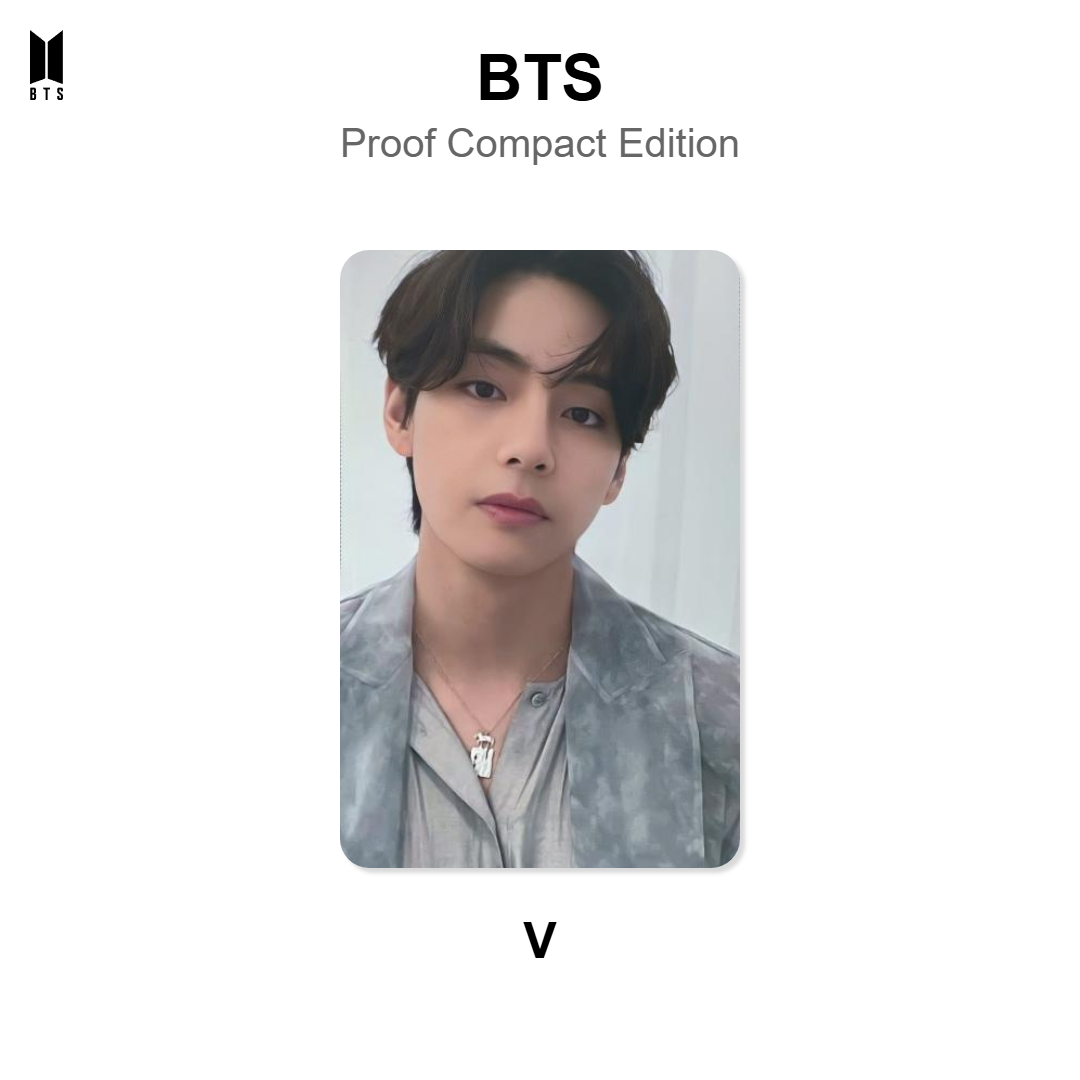 BTS Proof Compact Edition officiële Photocard