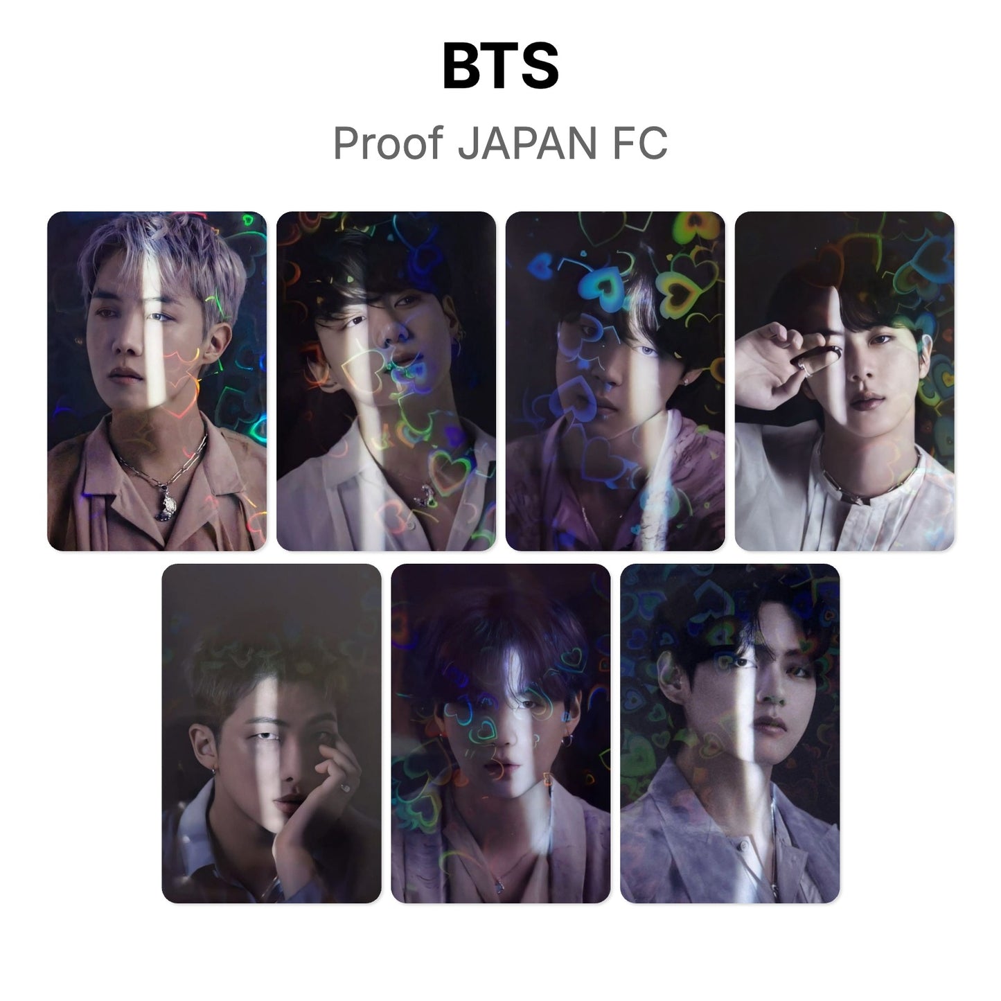 BTS Proof JAPAN FC Official Photocard
