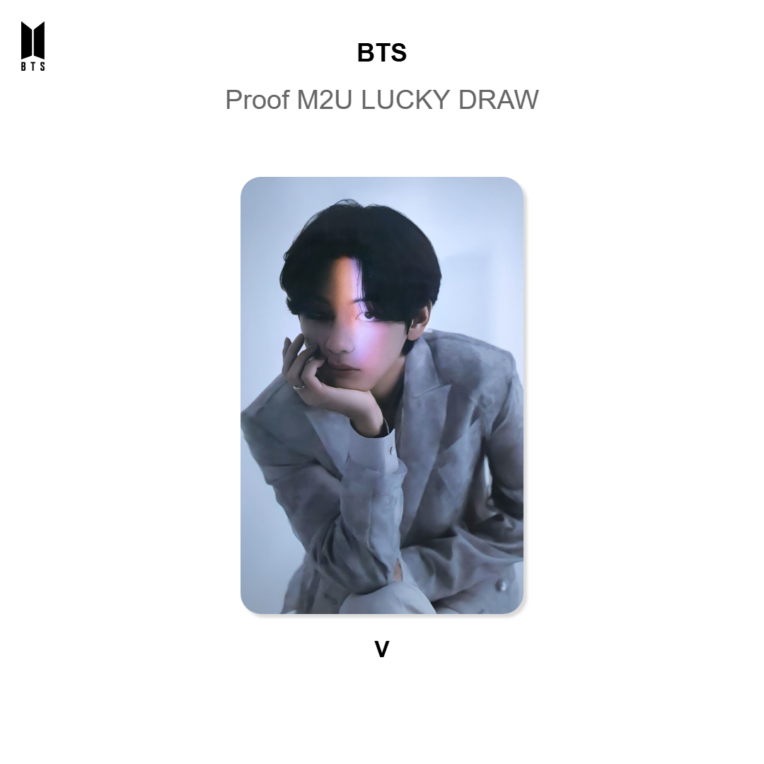 BTS Proof M2U LUCKY DRAW Offizielle Photocard