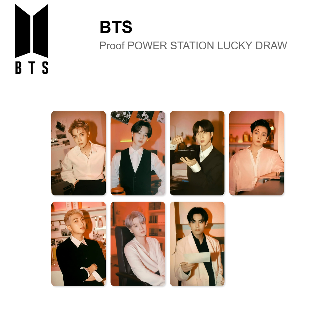 BTS Proof POWER STATION LUCKY DRAW Official Photocard