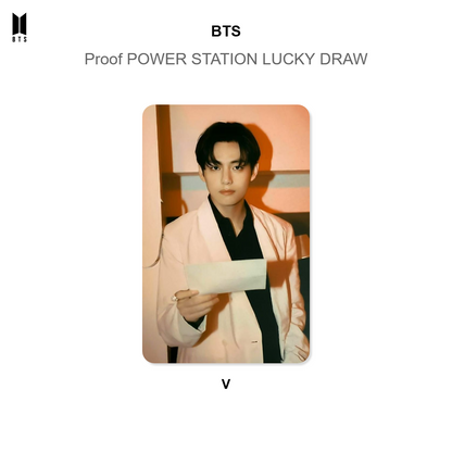 BTS Proof POWER STATION LUCKY DRAW Official Photocard