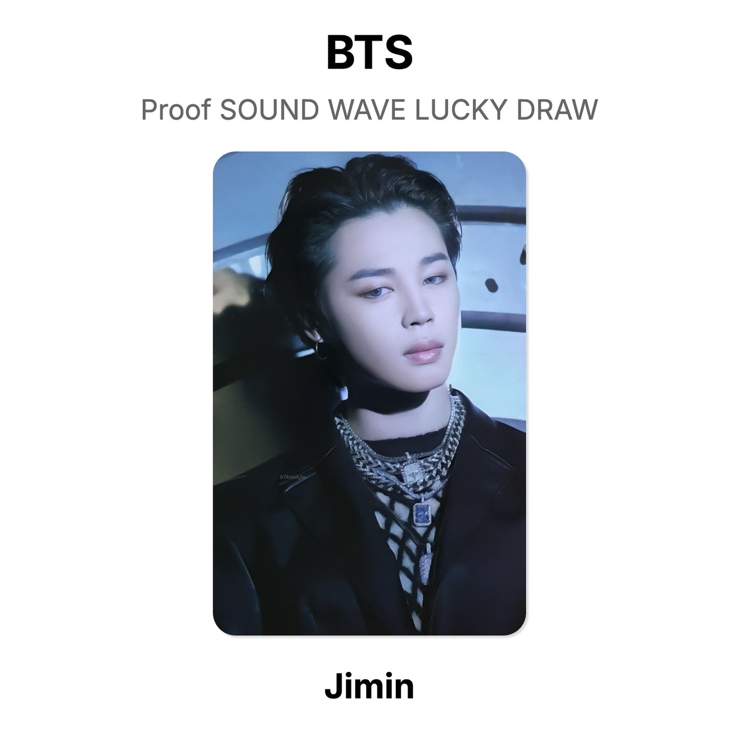 BTS Proof SOUND WAVE LUCKY DRAW Official Photocard