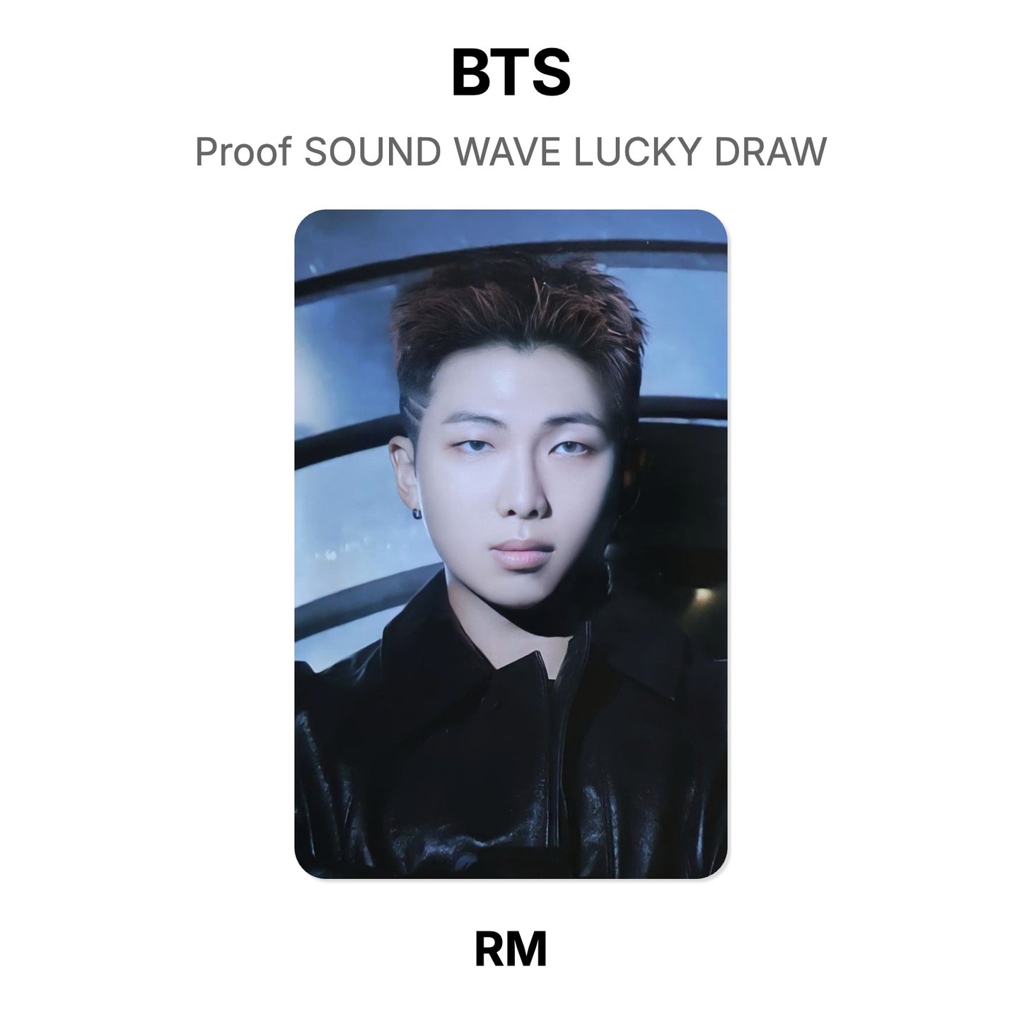 BTS Proof SOUND WAVE LUCKY DRAW Official Photocard
