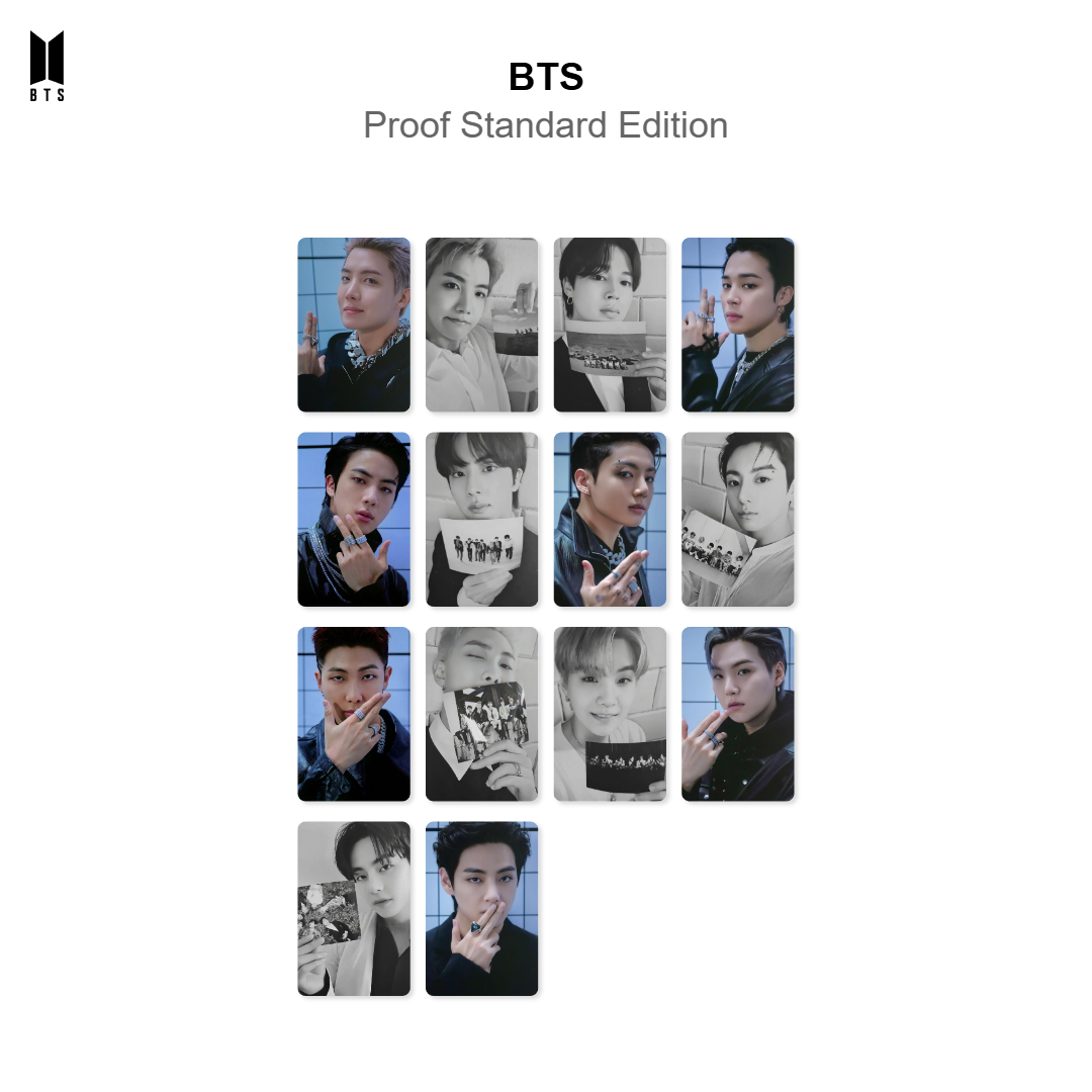 BTS Proof Standard Edition photocard officielle