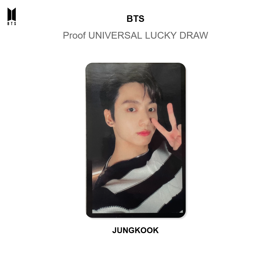 BTS Proof UNIVERSAL LUCKY DRAW Official Photocard