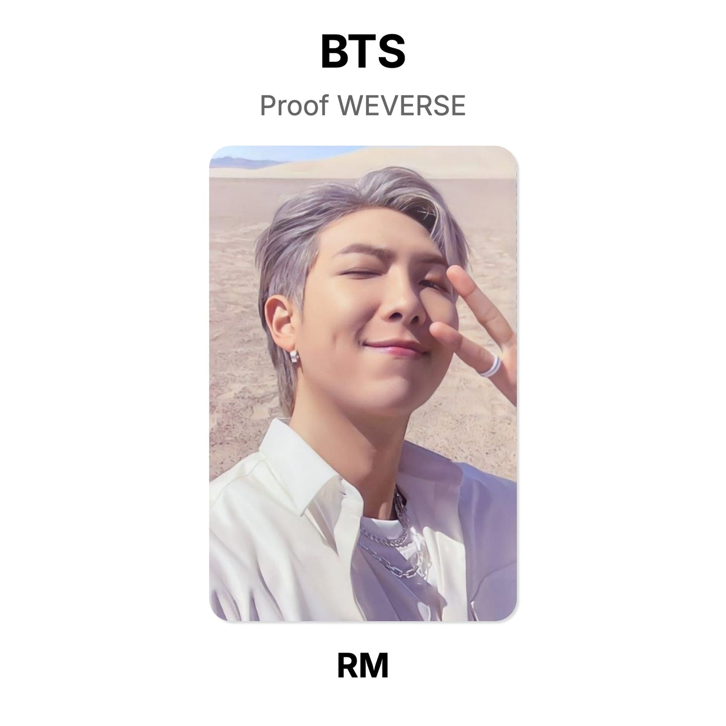 BTS Proof WEVERSE officiële Photocard