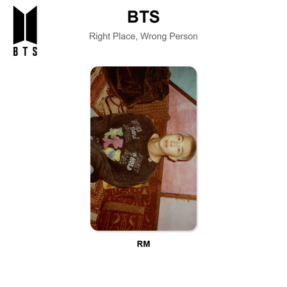 BTS Right Place, Wrong Person photocard oficial