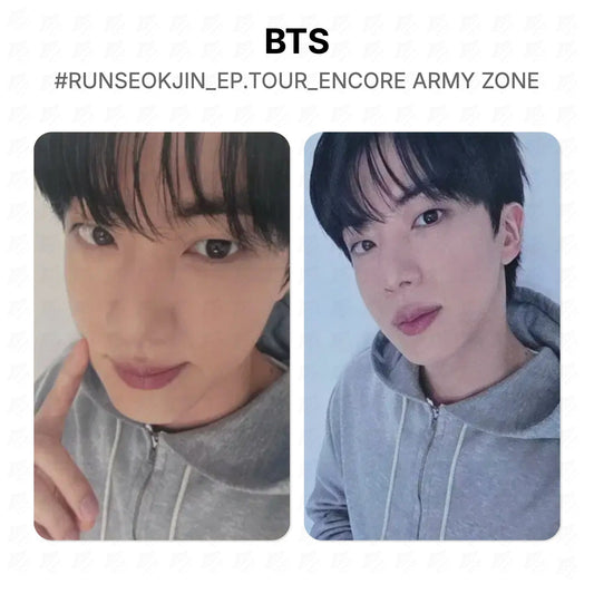 BTS #RUNSEOKJIN_EP.TOUR_ENCORE ARMY ZONE Official Photocard