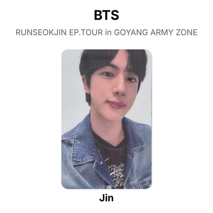 BTS RUNSEOKJIN EP.TOUR in GOYANG ARMY ZONE photocard oficial
