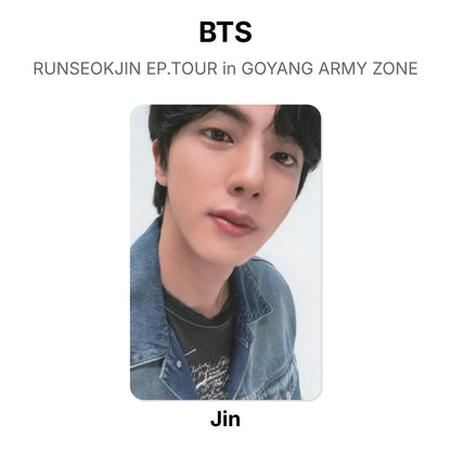 BTS RUNSEOKJIN EP.TOUR in GOYANG ARMY ZONE photocard oficial