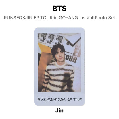 BTS RUNSEOKJIN EP.TOUR in GOYANG Instant Photo Set โฟโต้การ์ดของแท้