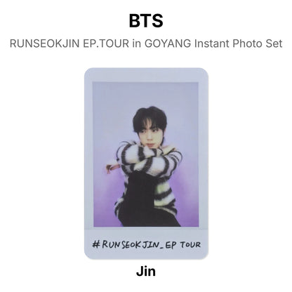BTS RUNSEOKJIN EP.TOUR in GOYANG Instant Photo Set โฟโต้การ์ดของแท้